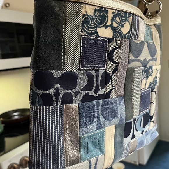 Coach Multicolor Patchwork Shoulder Bag - Picture 14 of 16